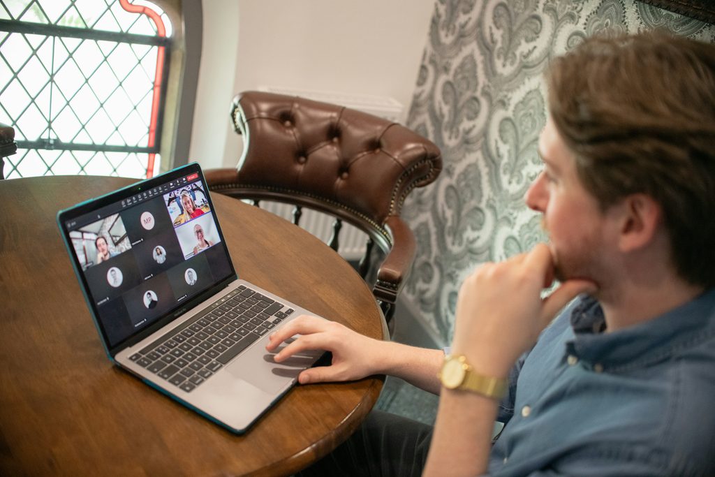 Online course community portal showing peer discussions and instructor interaction.
