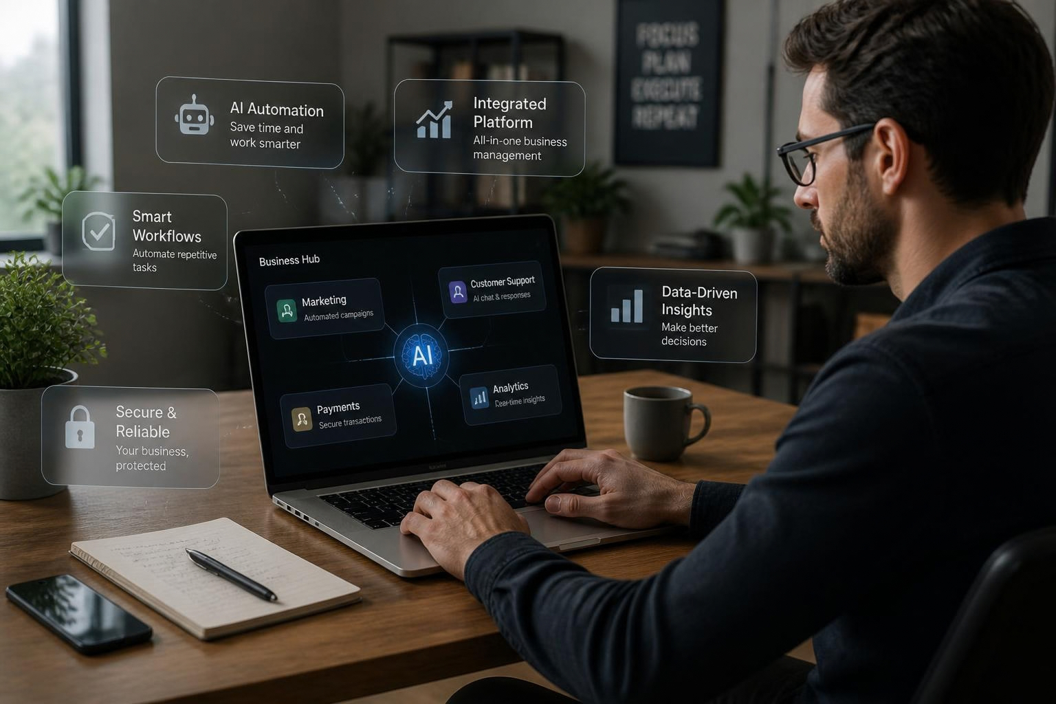 The Rise of the One-Person Business: How AI and All-In-One Platforms Are Changing Entrepreneurship